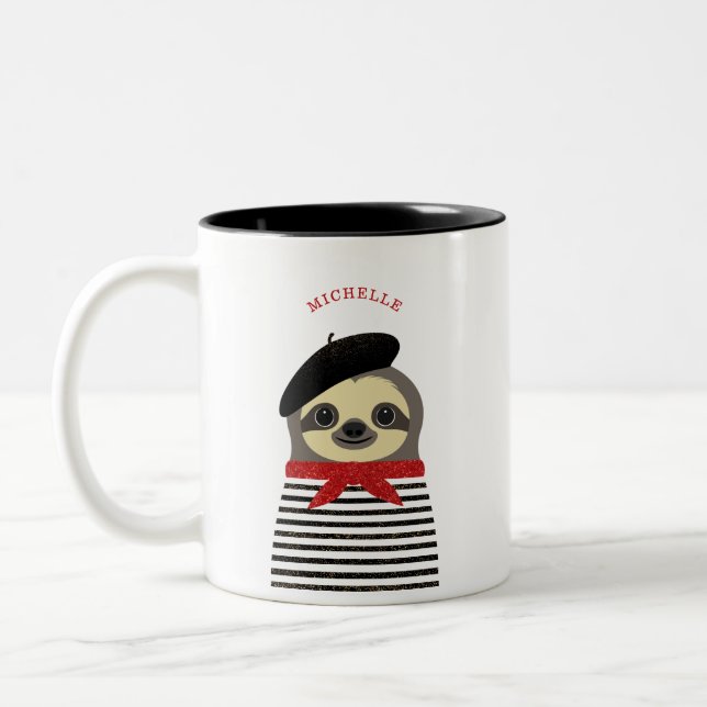 Caneca De Café Em Dois Tons Sloth Mugs (Esquerda)