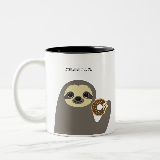 Caneca De Café Em Dois Tons Sloth Mugs (Esquerda)