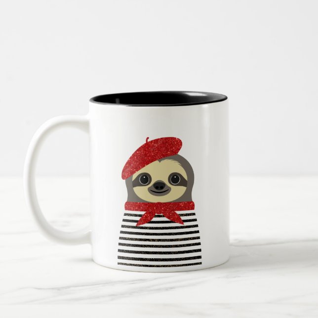 Caneca De Café Em Dois Tons Sloth Mugs (Esquerda)