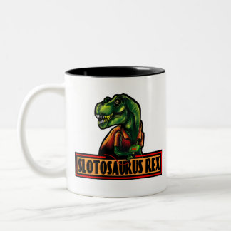 Caneca De Café Em Dois Tons Slotosaurus Rex Coffee Mug