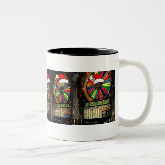 Caneca De Café Em Dois Tons Slots de Natal de Las Vegas (Direita)