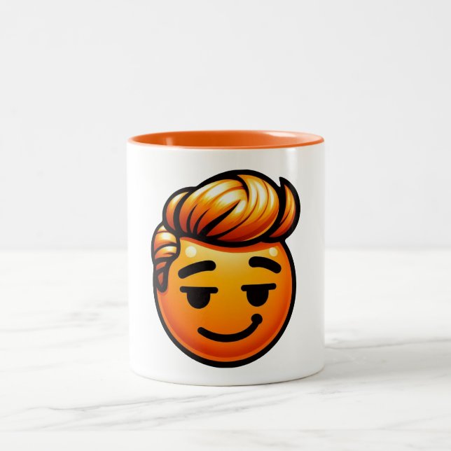 Caneca De Café Em Dois Tons Smilin Donald (Centro)