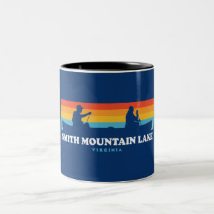 Caneca De Café Em Dois Tons Smith Mountain Lake Virginia Canoe