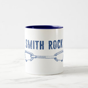 Caneca De Café Em Dois Tons Smith Rock Escalando rapidamente