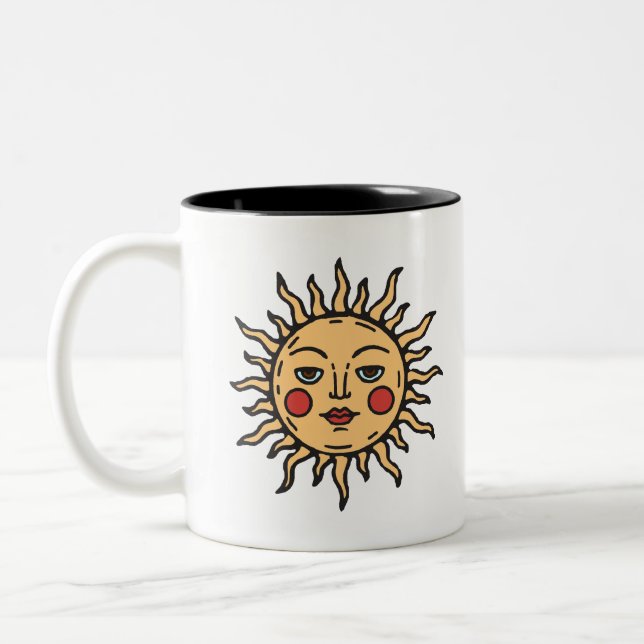 Caneca De Café Em Dois Tons Smug Sun (Esquerda)