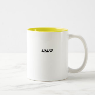 CANECA DE CAFÉ EM DOIS TONS SNAFU