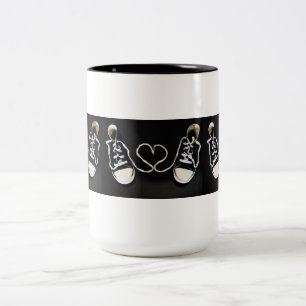 Caneca De Café Em Dois Tons Sneaker Love Mug