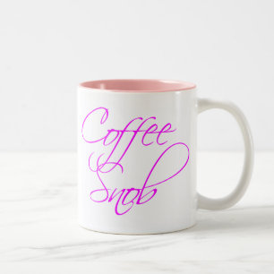 Caneca De Café Em Dois Tons Snobe do café