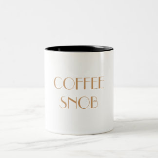 Caneca De Café Em Dois Tons SNOBE Mub do CAFÉ
