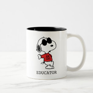 Caneca De Café Em Dois Tons Snoopy "Joe Cool" Teacher