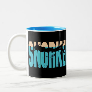 Caneca De Café Em Dois Tons Snorkel
