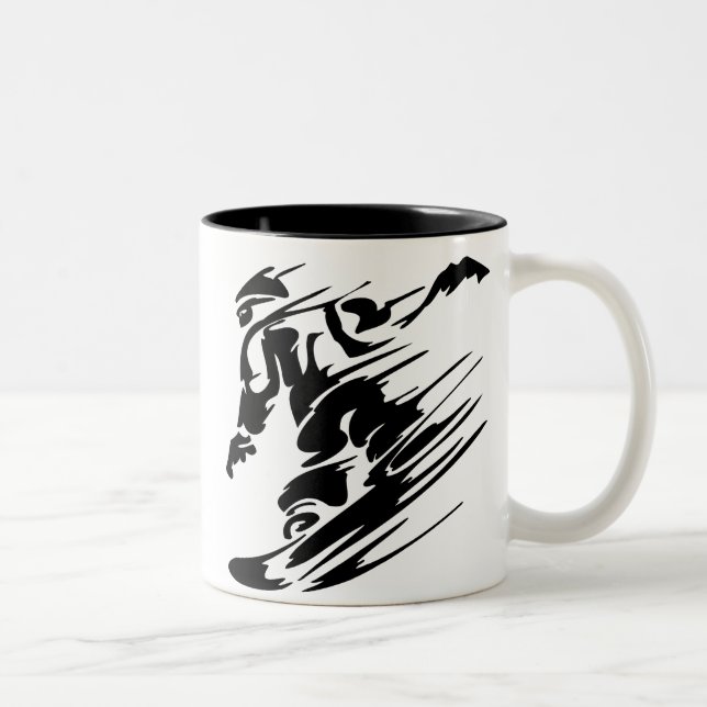 CANECA DE CAFÉ EM DOIS TONS SNOWBOARDING (Direita)
