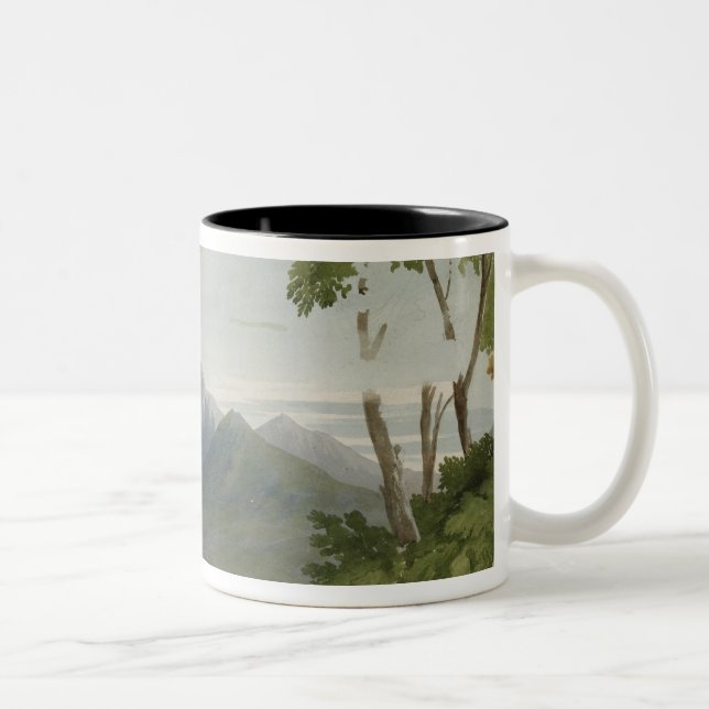 Caneca De Café Em Dois Tons Snowdon (w/c com lápis) (Direita)