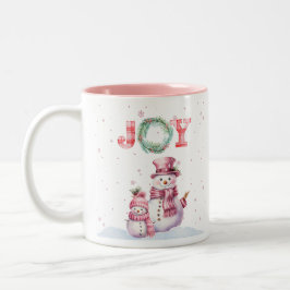 Caneca De Café Em Dois Tons Snowman Café de duas tonalidades