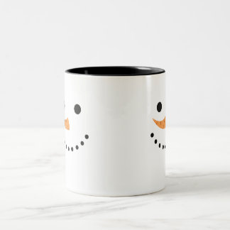 Caneca De Café Em Dois Tons Snowman Mug