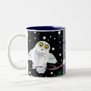 Caneca De Café Em Dois Tons Snowy Owl Mug