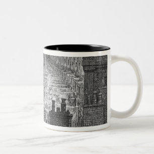 Caneca De Café Em Dois Tons Sobre Londres - pelo trilho