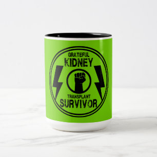 Caneca De Café Em Dois Tons Sobrevivência do transplante renal