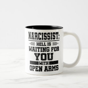 Caneca De Café Em Dois Tons Sobrevivência Narcisista