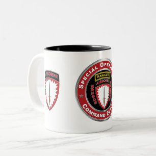 Caneca De Café Em Dois Tons SOCEUR Special Operations Command Europe