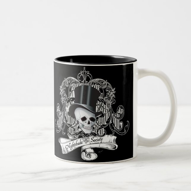 Caneca De Café Em Dois Tons Sociedade de Sombras (cores escuras) (Direita)