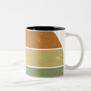 Caneca De Café Em Dois Tons Socorro Retroativo Distante