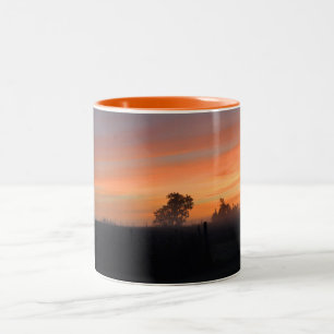 Caneca De Café Em Dois Tons Sol