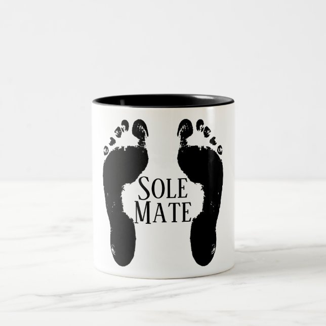 Caneca De Café Em Dois Tons Sole Mate Coffee Mug (Centro)