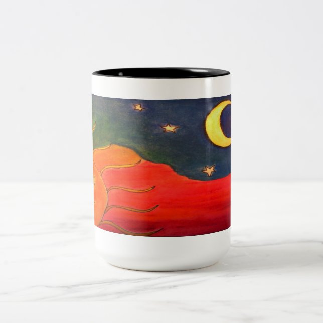Caneca De Café Em Dois Tons Solenóide, nappish (Centro)