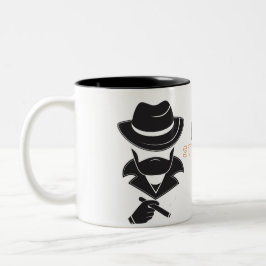 Caneca De Café Em Dois Tons Solitário Stranger Coffee