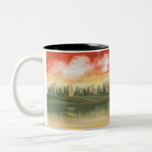 Caneca De Café Em Dois Tons Solitude Da Mente Ipotente