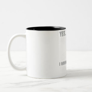 Caneca De Café Em Dois Tons Solte o Maestro do Brass - Sim, tenho um problema