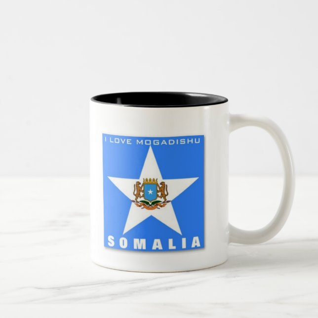 Caneca De Café Em Dois Tons Somália (Direita)