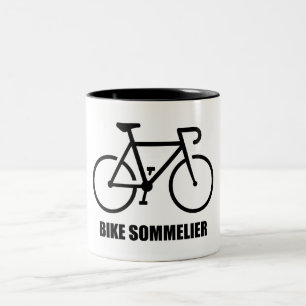 Caneca De Café Em Dois Tons Sommelier de Bicicletas