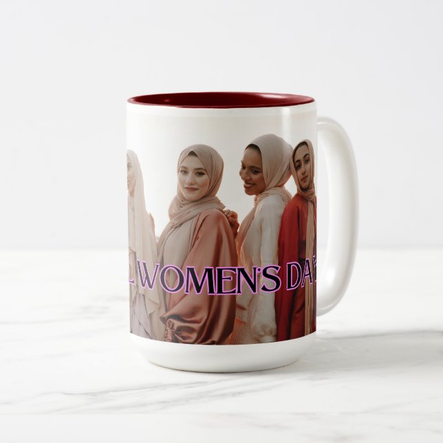 Caneca De Café Em Dois Tons Somos Mais do que Alguém Algo (Frente Esquerda)