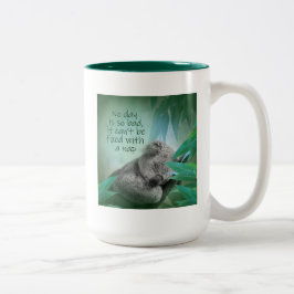 Caneca De Café Em Dois Tons Soneca de Coala