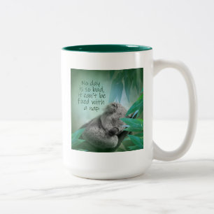 Caneca De Café Em Dois Tons Soneca de Coala
