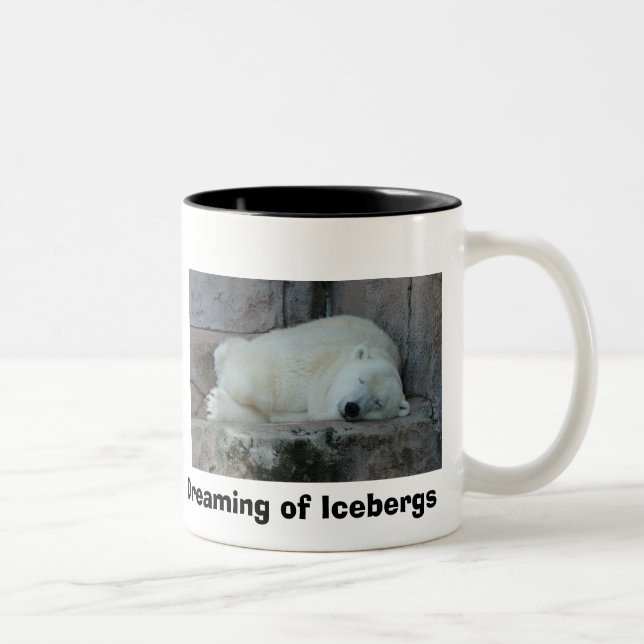 Caneca De Café Em Dois Tons Sonho dos iceberg (Direita)