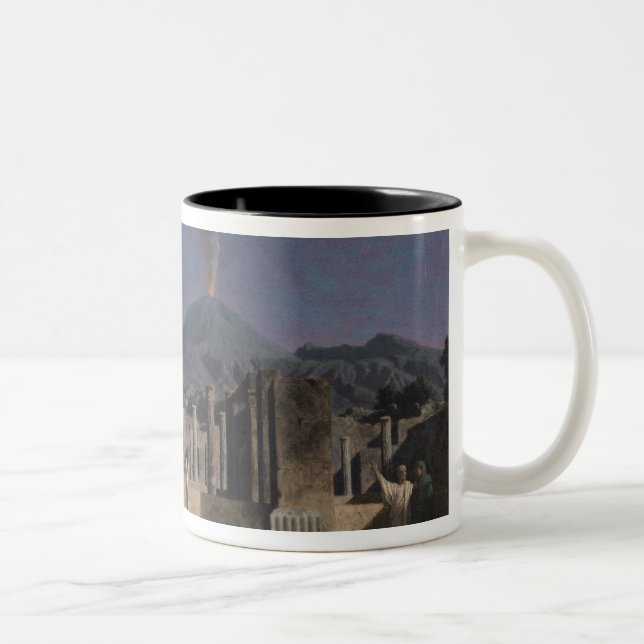 Caneca De Café Em Dois Tons Sonho nas ruínas de Pompeii, 1866 (Direita)