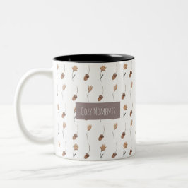 Caneca De Café Em Dois Tons Sonhos de Floresta Desvanecida