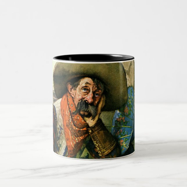 Caneca De Café Em Dois Tons Sonhos de há muito tempo (Centro)