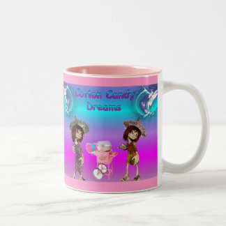 Caneca De Café Em Dois Tons Sonhos do algodão doce