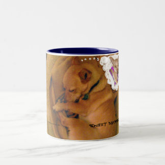 Caneca De Café Em Dois Tons Sonhos doces!
