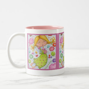 Caneca De Café Em Dois Tons Sonhos Mais Doces