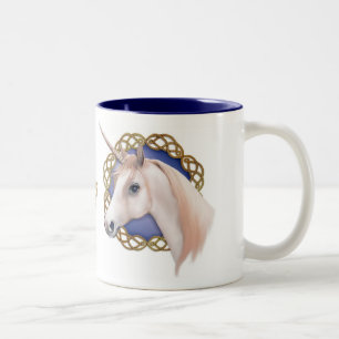 Caneca De Café Em Dois Tons Sonhos Unicórn