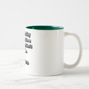 Caneca De Café Em Dois Tons Sono como um bebê?