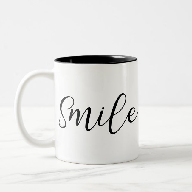 Caneca De Café Em Dois Tons sorriso (Esquerda)