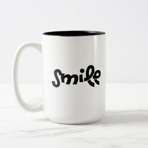 Caneca De Café Em Dois Tons Sorriso Moderno é Café Inspirador Islâmico de Cari