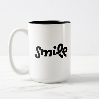 Caneca De Café Em Dois Tons Sorriso Moderno é Café Inspirador Islâmico de Cari