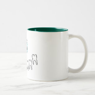 Caneca De Café Em Dois Tons Sorriso Toothy